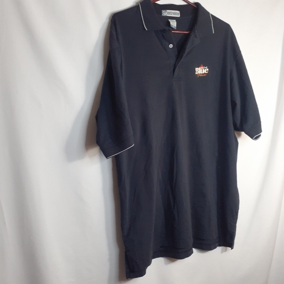 Gorgeous! SUPER nice Vtg Labatt Blue XL Men Blue 100% Cotton - Picture 8 of 15